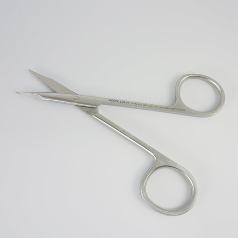 Top View of Stevens Tenotomy Scissors item # 2.34.01 Straight narrow tips
