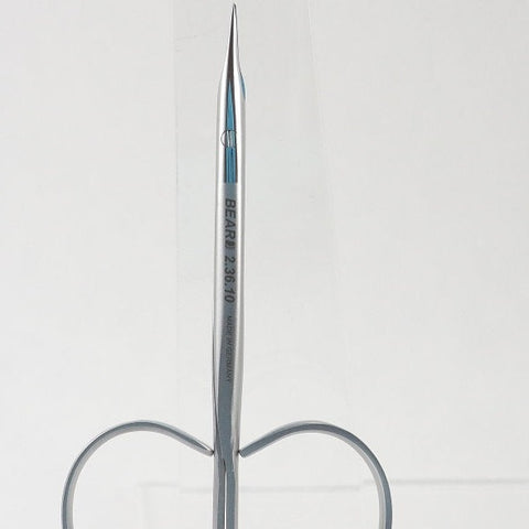 Stitch Scissors with Ribbon Handle, Needle Points, 9.5cm, Straight and Curved - BEAR-ENT