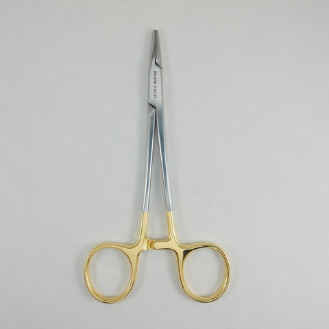 Halsey Needle Holder, Tungston Carbide, Smooth and Serrated - BEAR-ENT