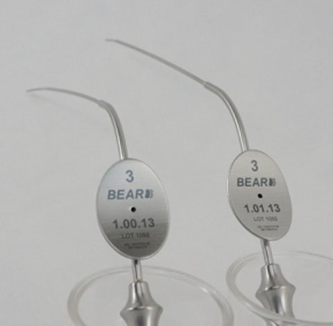 Bear-ENT German Stainless Steel Baron Suction with a light angle