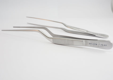 Jansen Nasal Dressing Forceps - Bayonet Style - BEAR-ENT Item # 7.19.01