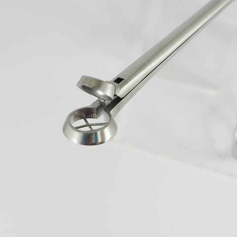 8.55.06 close up of round bite on the Melzer Adenoid Punch with a basket