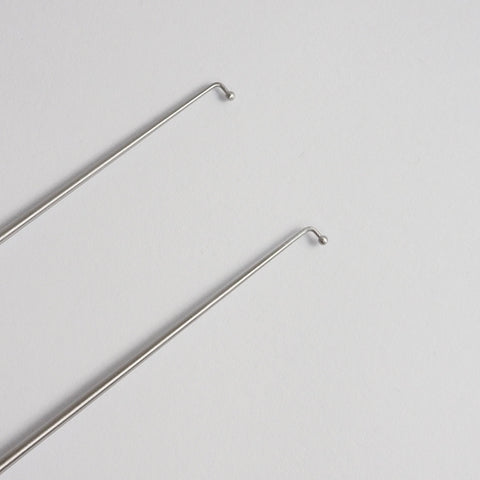 Close up of 6.18.01 Lillie Ear Hook with Ball Tip