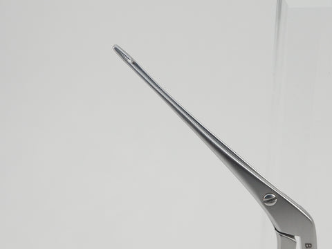 6.23.00 Hartmann Ear Dressing forcep tip. Serrated