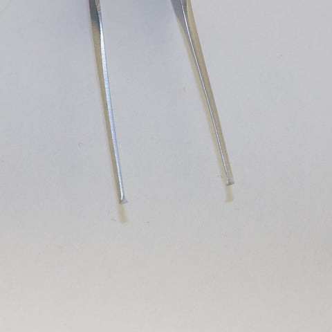Close up of 1x2 Tips for Bishop Harmon Tissue Forceps. Compare to Xomed 3740052, 374001 and 3740054