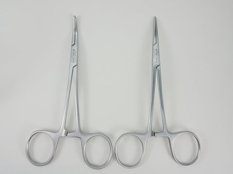 Halstead-Mosquito Hemostatic Forceps Curved & Straight - BEAR ENT