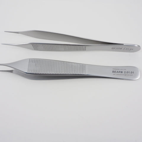 Adson Tissue Forceps, Serrated - BEAR-ENT