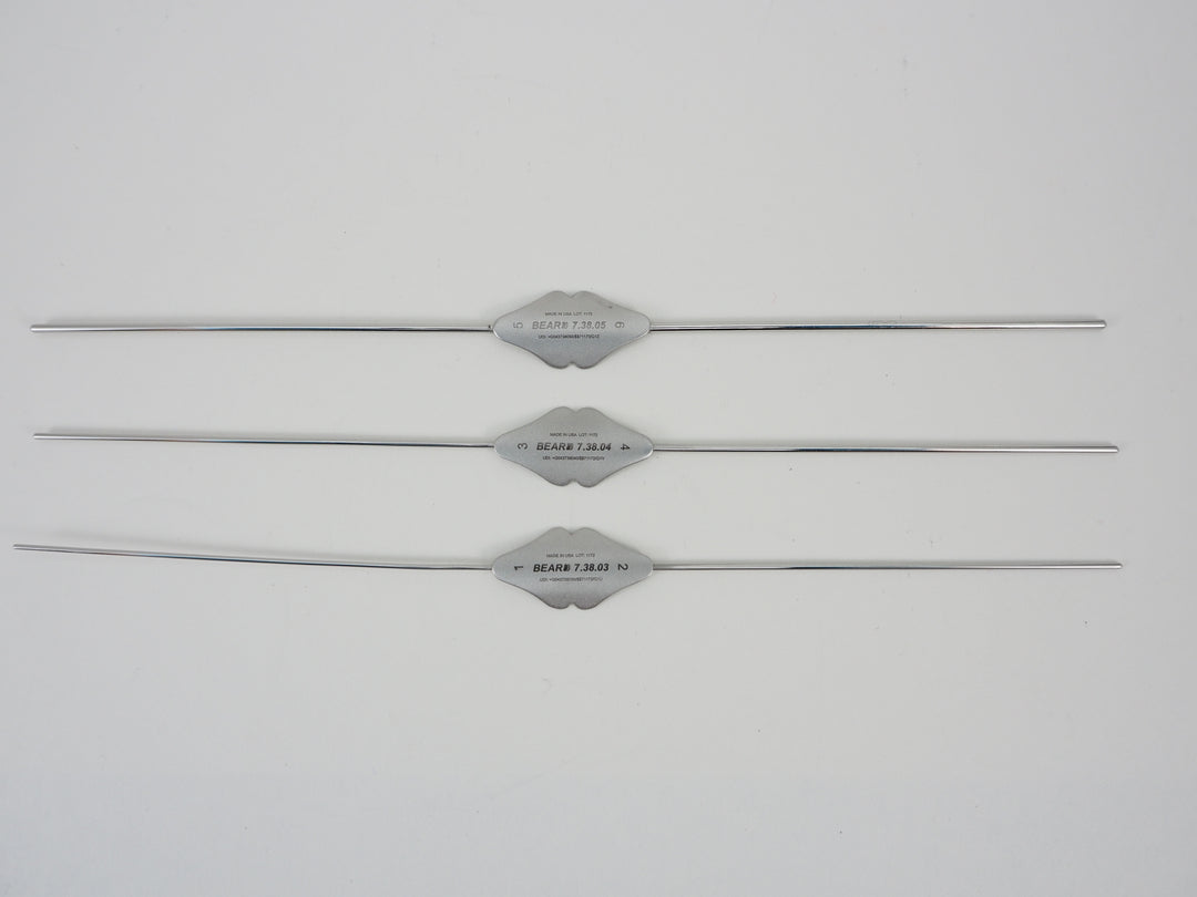 6-Piece Bowman Lacrimal Probe Set - Surgical, Dental & ENT Instrument Kit (Stainless Steel, New) 13 thumbnail image