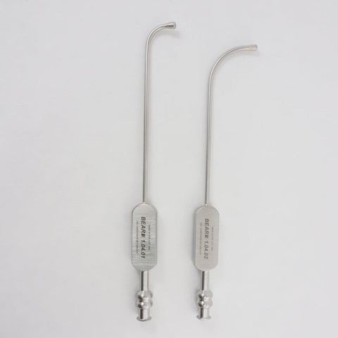 Curved Sinus Suction Short and long curve 1.04.01, 1.04.02, 1.04.03, 1.04.04, 1.04.04M, 1.04.05, 1.04.06, 1.04.06M. Compare to K. Storz and McKesson