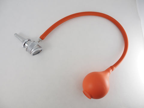 6.07.11 is a Rubber Bulb and tubing for use with BEAR-ENT Diagnostic Bruening Head Lens