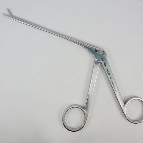 Weil-Blakesly forceps used by Ear Nose and Throat physicians in their office and surgical centers in the ear canal. Bear-ent has these in stock. Item numbers include 7.06.26, 7.06.27, 7.06.28