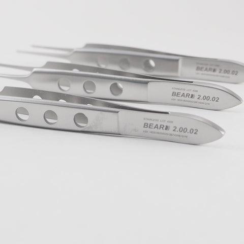 Bishop-Harmon Tissue Forceps in the following sizes, Standard, Delicate and Micro. Compare to Storz E1500, E1502 and E1506.  Compare to Olympus 209210 and 209310