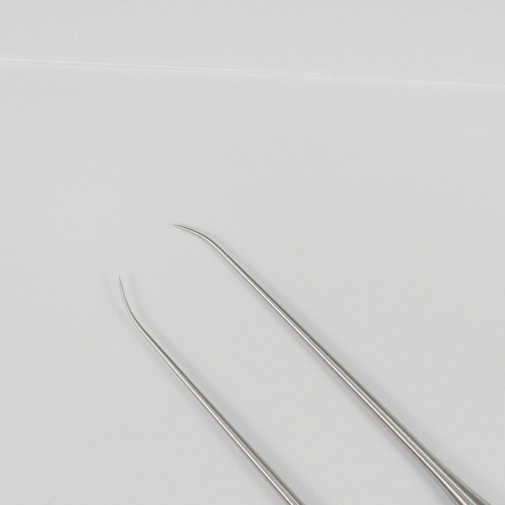 Rosen Ear Needle, Sharp Tip, Curved - BEAR-ENT