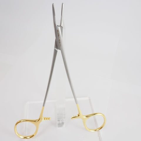 Mini Ryder Needle Holder is suitable for holding small sutures. This instrument has a sharp ratchet to grip handle in surgeries. Besides, it has tips with tungsten carbide inserts to make the needle holder durable and corrosion-resistant.