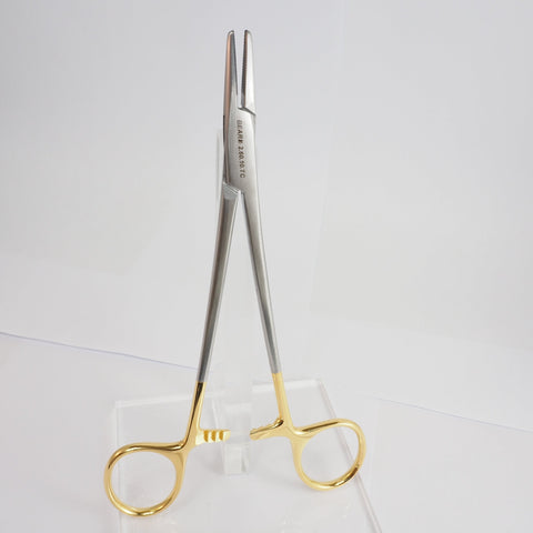 Mayo-Hegar Needle Holder with slim jaws and tungsten carbide handle