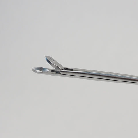 Weil Blakesley Forceps close up of straight tips. Used by otolaryngologists  and ENT Offices and Surgical Centers