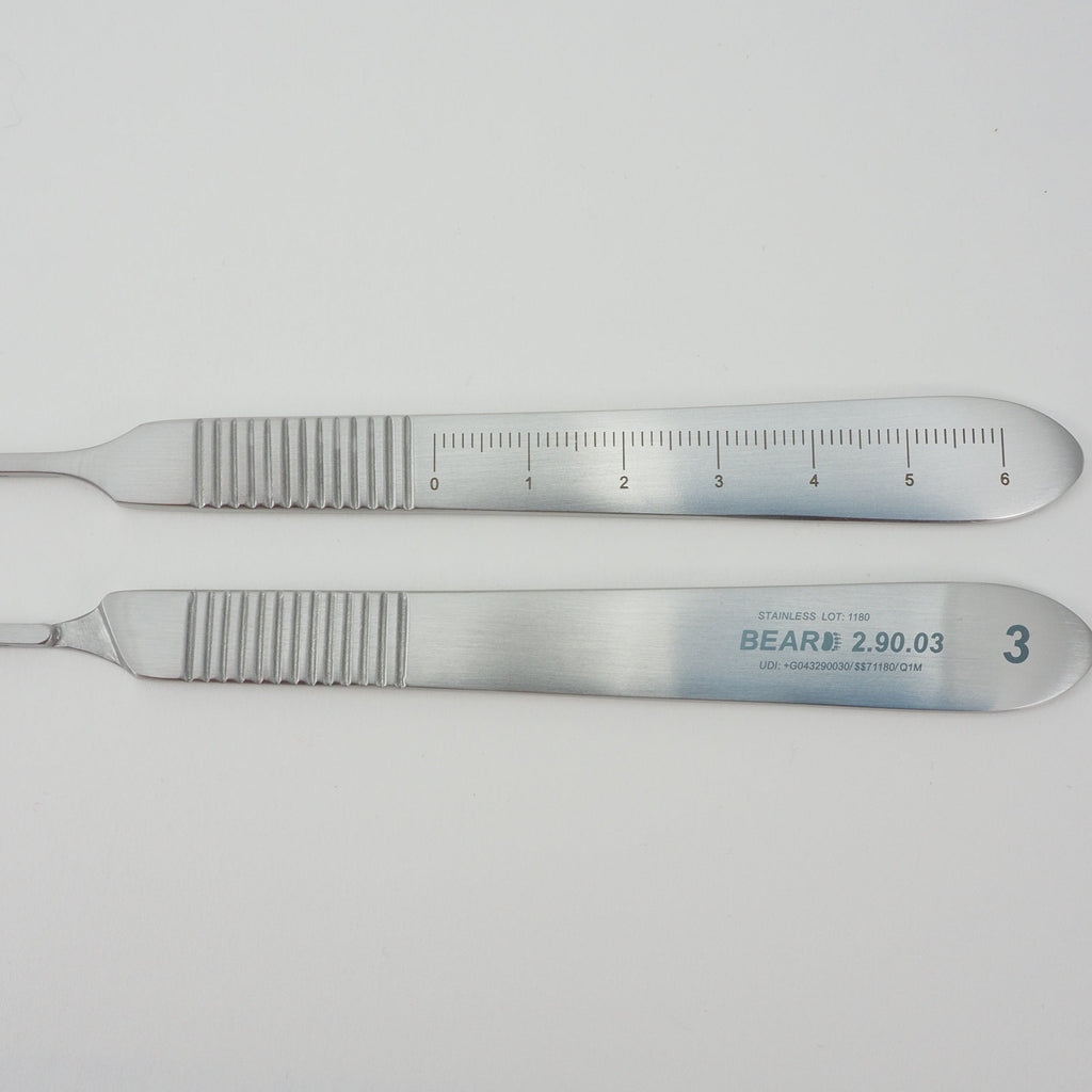 Blade Handle With Ruler Knife Handle, No.3 with Ruler - BEAR-ENT