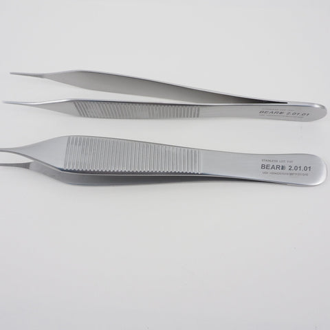Adson Tissue Forceps, Serrated Standard and Micro-Tip BEAR-ENT